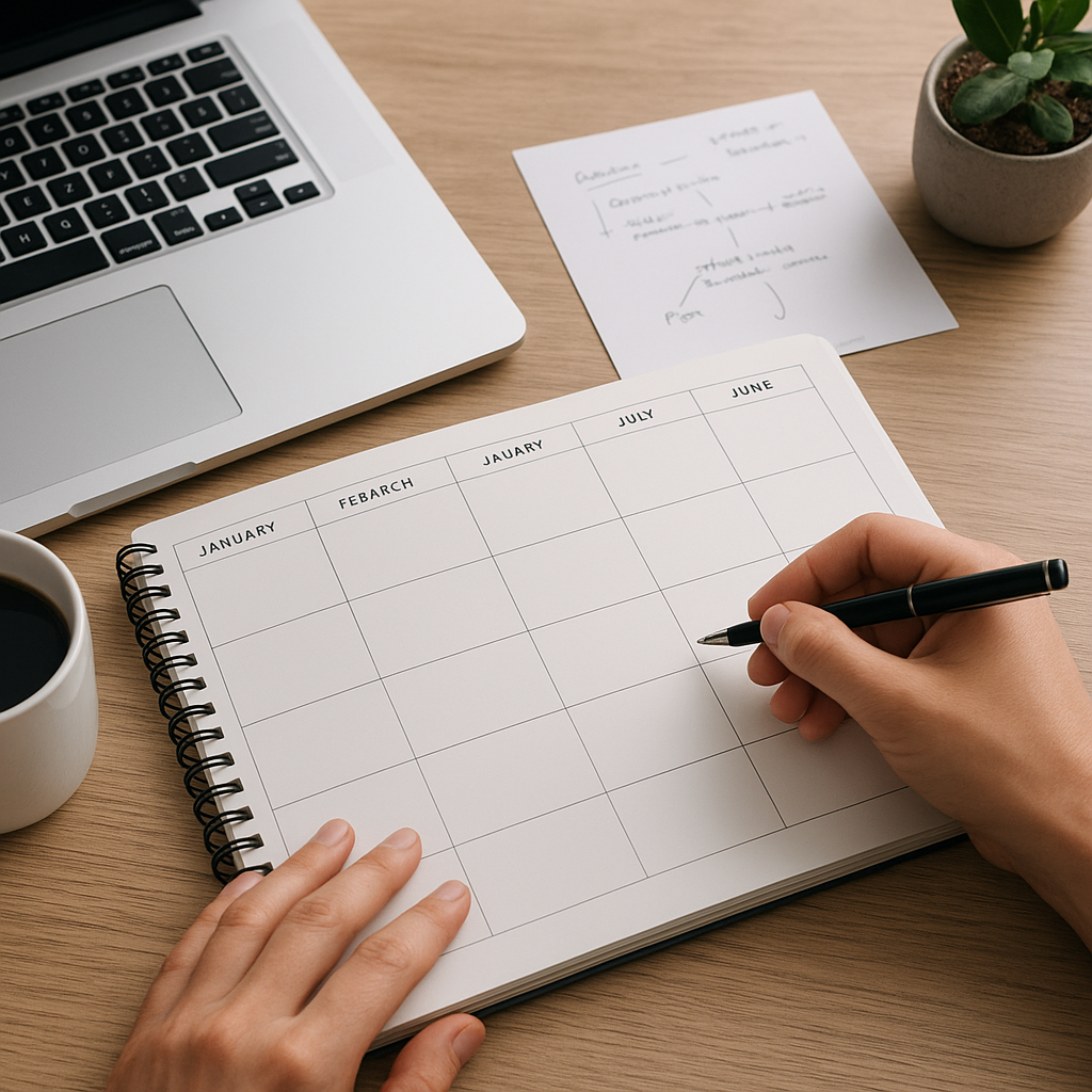 Jak zbudować plan treści na pół roku