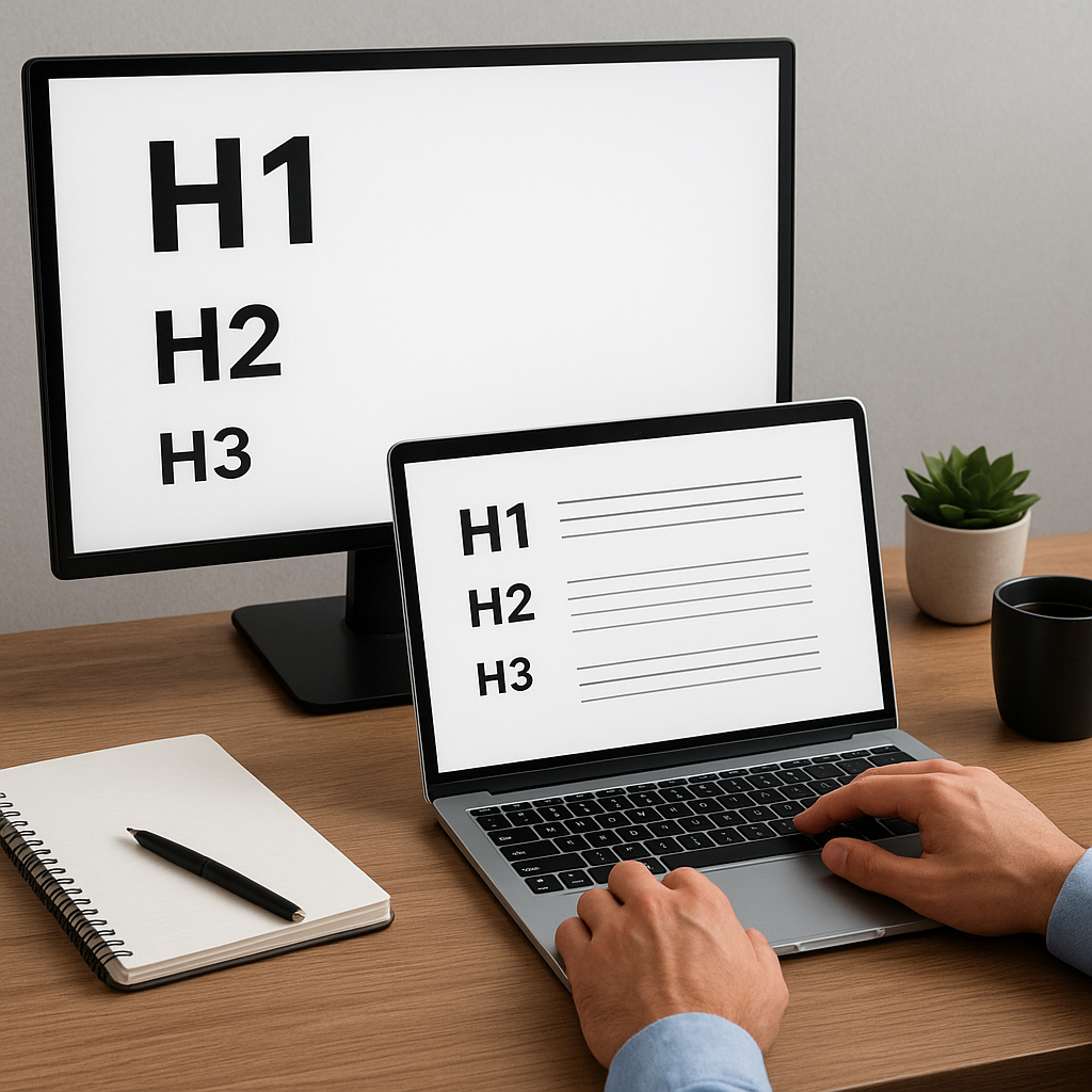 Jak wykorzystywać nagłówki H1–H3 do lepszego SEO